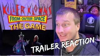 KILLER KLOWNS FROM OUTER SPACE - THE GAME | OFFICIAL GAMEPLAY TRAILER REACTION & RELEASE DATE