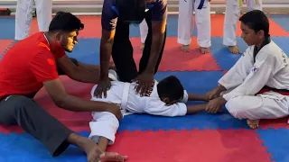 Taekwondo 180 split.Vishath #taekwondo #martialarts #youtubeshorts