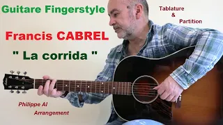 Francis Cabrel - La corrida - Guitare Fingerstyle