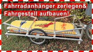 Construction of camper chassis, F2 PHOENIX! Is your bicycle caravan important to you? Fahrgestell!