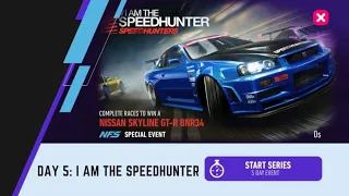 NISSAN Skyline GT-R BNR34 | I Am The SpeedHunter - Day 5 (I Am The SpeedHunter) | NFS: No Limits