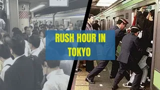 Tokyo trains🚃🚊 in rush hour (morning)