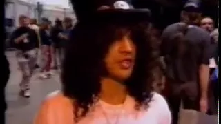 Scorpions and Guns n' Roses (Slash & Duff) interview at Freddie Mercury Tribute