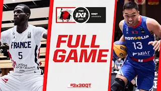 France 🇫🇷 vs Mongolia 🇲🇳 | Men Full Game | FIBA #3x3UOQT 2 2024