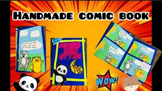 Diy  comic book for school project | comic art | Handmade comic book | Diy story book | moral story
