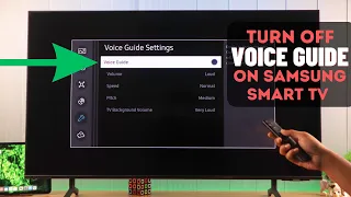 Samsung Smart TV: How to Turn Off Voice Guide! [Disable]