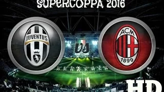 Juventus vs Ac Milan 1-1 (4-5) - All Goals & Highlights (+Penalties)- Italian SuperCup 2016 HD
