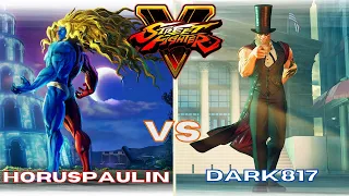 HorusPaulin (Gill) vs DARK817-PC (G) Ranked Match Set (Street Fighter 5 Champion Edition)