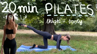 20MIN thighs and booty pilates workout // tone & sculpt // no equipment | halara ad