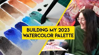 Building a custom Daniel Smith WATERCOLOR palette (non toxic, no animal byproducts)