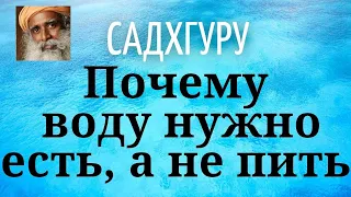 Садхгуру - Почему воду нужно есть, а не пить