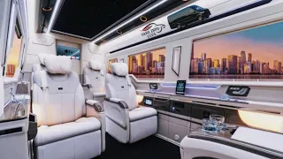 2024 Mercedes Sprinter VIP Luxury King Van - New Full Review Interior - JetVan - First Class Best
