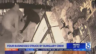 4 businesses burglarized within 20 minutes in San Fernando Valley