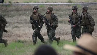 Crowd Cheering for US Marines at 2023 Miramar Airshow #military #usmc