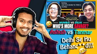 MUMBAI VS DELHI - WHOS MORE SAVAGE? ft. @ashish chanchlani vines Reaction by Syed Reels😂😂