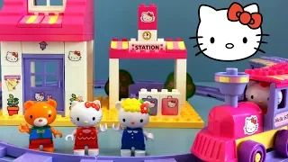 HELLO KITTY AND FRIENDS TAKES THE TRAIN | HELLO KITTY EN VRIENDJES GAAN MET DE TREIN