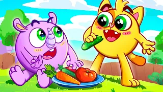 Yummy Vegetables 🥕🫑🍅| Healthy Food Vs Junk Food | Songs for Kids by Toonaland