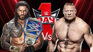 Brock Lesnar Vs Roman Reigns on universal championship | wwe day 1