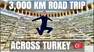 3,000 km Turkish Road Trip. Driving Across Turkey!