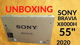 How To Unboxing Review Sony Bravia X8000H 55 4K LED TV(Online TV Services)
