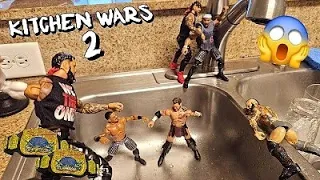 WWE Action Figure "Kitchen Wars 2" Match! Tag Team Championships! WWE Pic-Fed!