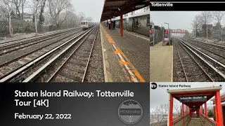 Staten Island Railway: Tottenville Tour [4K]