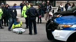 Good Samaritan Tackles Alleged Purse Thief In Boston