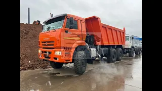 Самосвал КАМАЗ 65222-26012-53 (20т. 16м3. 6х6. ДВС. КАМАЗ 400 лс. КПП 1820TO. ZF16. МКБ. МОБ. ТНВДА)