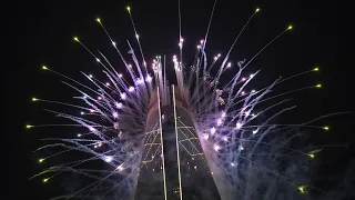 World cities light up with spectacular firework displays