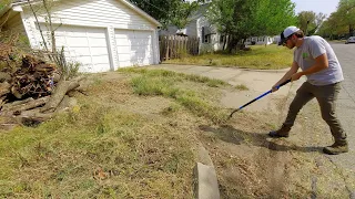 He didn't have a PENNY to his name - So I told him I'd clean up his OVERGROWN lawn at NO CHARGE