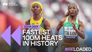 Shelly-Ann dominates with fastest 100m heat ever 🇯🇲🔥 | Women's 100m heats Doha 2019