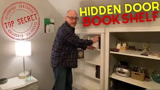 Secret Hidden Door Bookshelf | Outswing