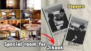 Jikook Sapporo Hotel room where they stayed