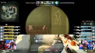 MLG Columbus Best play by far, Team Liquid vs Luminosity Gaming, Semifinals map 1 Mirage