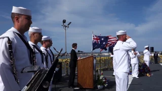 Will Martin sings all 3 national anthems in California, for ANZAC Day 2015 & 2016