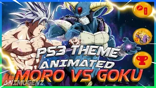 『PS3』Dragon Ball Super 🐉 Moro VS Goku Ultra Instinct Animated PS3 Theme DOWNLOAD! Request #57