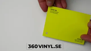 Hexis Hx20000 Fluo Yello Gloss Vinyl 360Vinyl