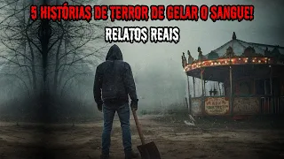 5 HISTÓRIAS DE TERROR - RELATOS REAIS EP.228 #dp