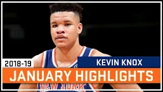 Kevin Knox Full January 2018-19 Highlights - New York Knicks