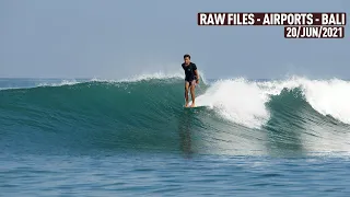 Longboarding in Bali at Airports - RAWFILES - 20/JUN/2021 4k