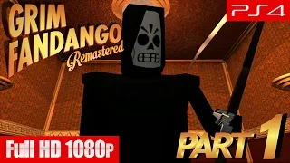 Grim Fandango Remastered Walkthrough Part 1 PS4 Full HD 1080p No Commentary