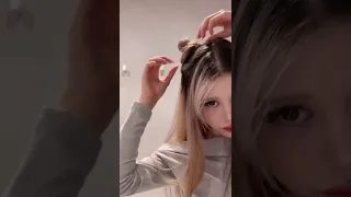 Popular cat ears hairstyle || #tiktok #trending #aesthetic #hacks #hairstyle #creative #catears