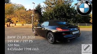 BMW Z4 2020 sDrive 20i 197HP | GERMAN Autobahn | Top Speed