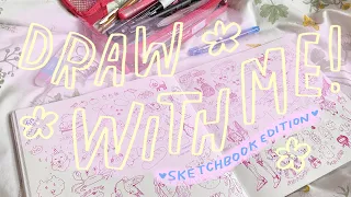 Draw With Me! ✏️ drawing your suggestions from instagram + q&a (sketchbook edition)