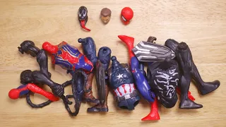 build toys,merakit mainan captain america,spiderman,venom,avengers