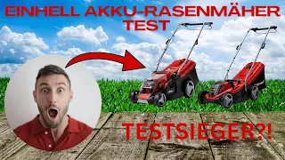 Einhell Akku-Rasenmäher Test - TOP-4 (2x Testsieger Warentest)