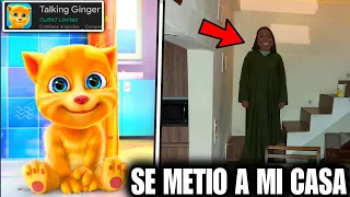 UNA PERSONA SE METIO A MI CASA POR USAR TALKING GINGER!! 😱 *La venganza de mi hermana*