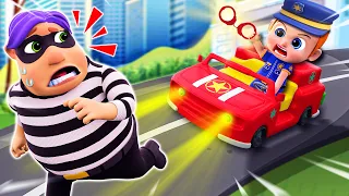 Baby Police vs Thief - Baby Police Song - Funny Songs & Nursery Rhymes - PIB Little Songs