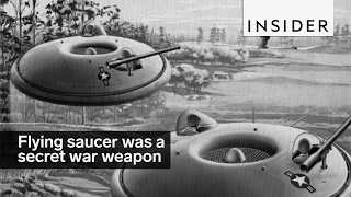 This flying saucer was a secret weapon during the Cold War