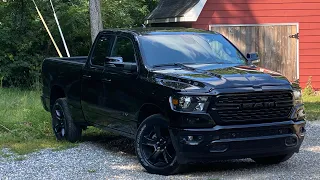 2023 Ram 1500 BigHorn/LoneStar QuadCab Night Edition Overview New Ownership Thoughts/Impressions!!!!